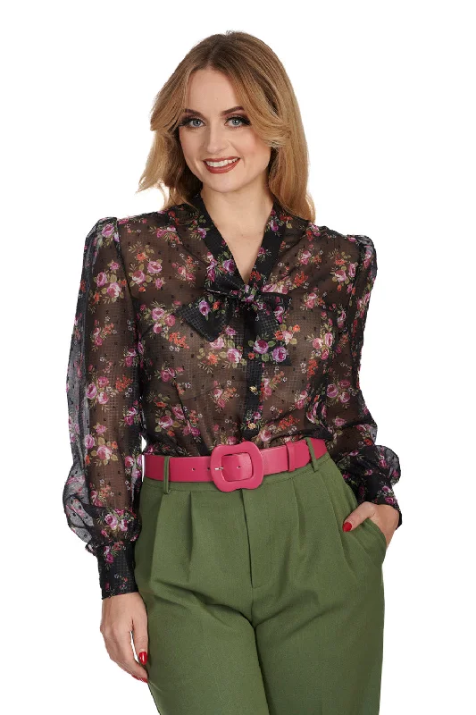 Rosa Blouse Oversized Silk Blouse