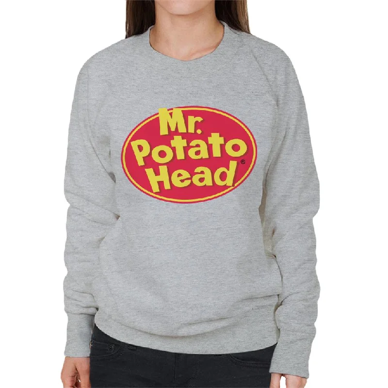 Mr Potato Head Classic 00s Logo Women's Sweatshirt Hoodie with Drawstring Waist Adjustable Fitted