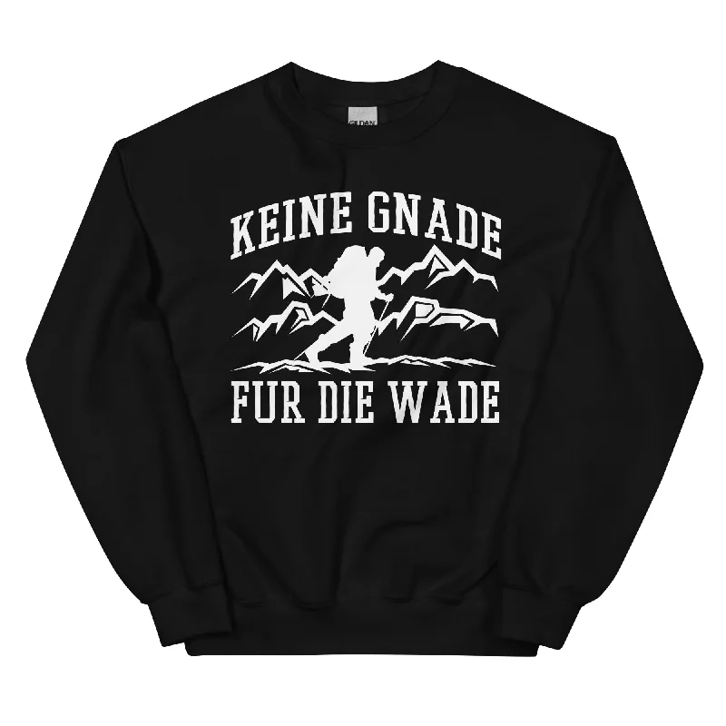 Keine Gnade, für die Wade - Sweatshirt (Unisex) Hoodie with Hem Fringe Bohemian Relaxed