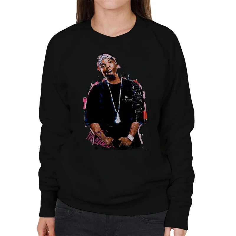 Sidney Maurer Original Portrait Of Young Jeezy Women's Sweatshirt Hoodie with Ribbed Hem Stretchable Secure Sidney Maurer Original Portrait Of Young Jeezy Women's Sweatshirt Hoodie with Ribbed Hem Stretchable Secure