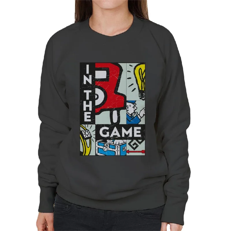 Monopoly In The Game Women's Sweatshirt Hoodie with Ribbed Neckline Snug Warm