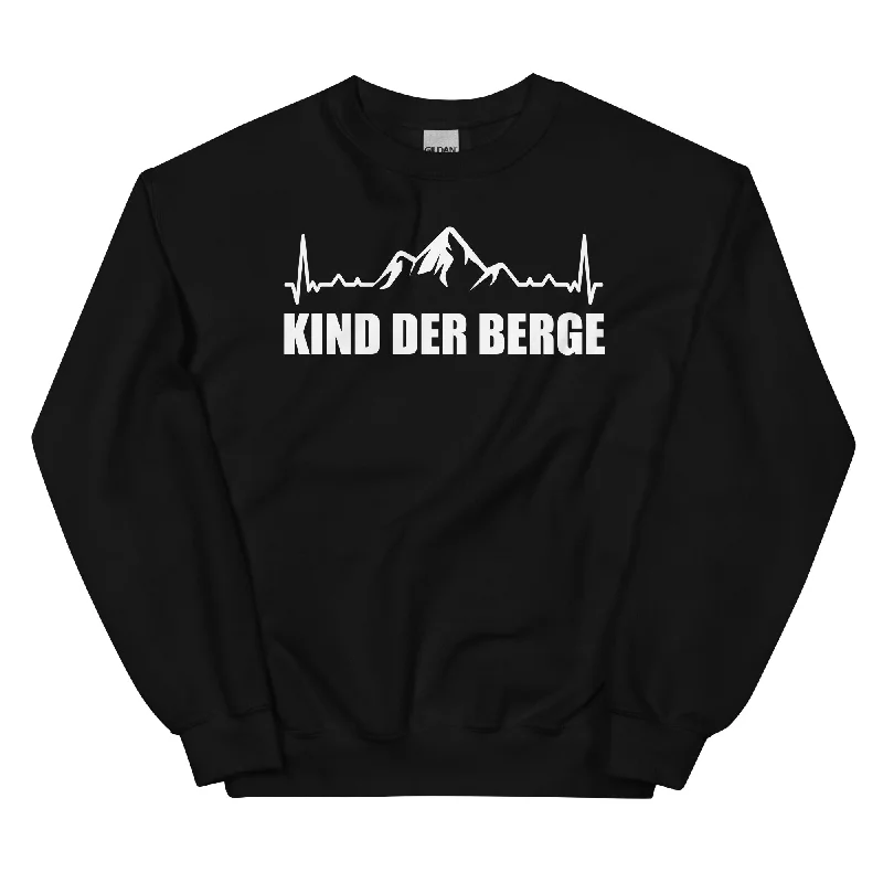 Kind Der Berge 1 - Sweatshirt (Unisex) Hoodie with Turtle Neck Cozy Winter