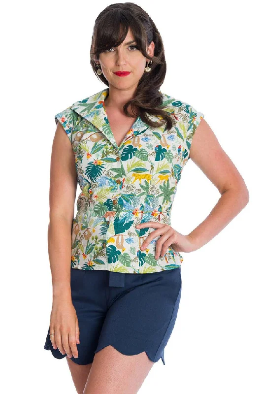 Forest Blouse Office-Ready Blouse