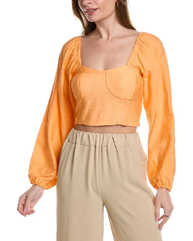 Bcbgeneration Blouse Delicate Bow Blouse