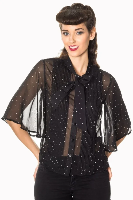 Storyteller Blouse Ruffled Neck Blouse