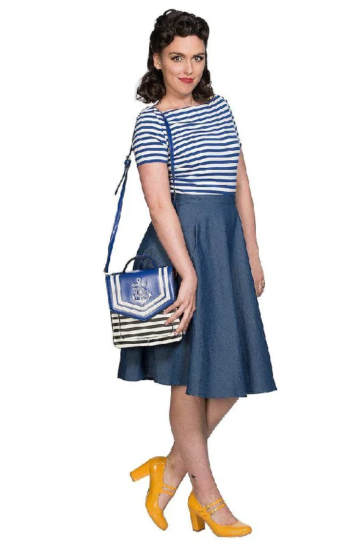 Striped Blouse - TP10212 Delicate Bow Blouse