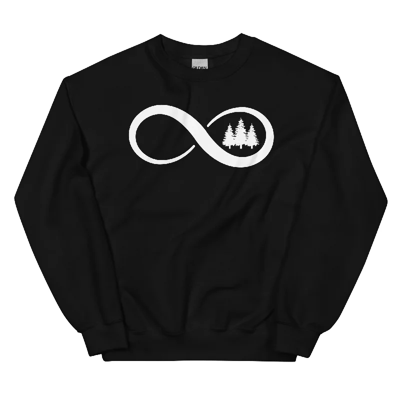 Infinity and Tree - Sweatshirt (Unisex) Hoodie with Zipper Versatile Modern