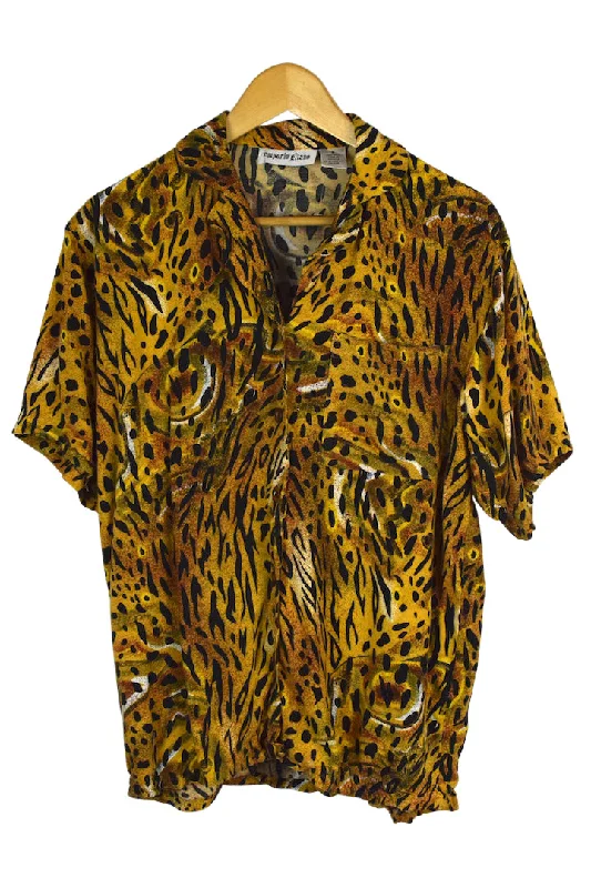 Tiger Print Blouse Soft Modal Blouse