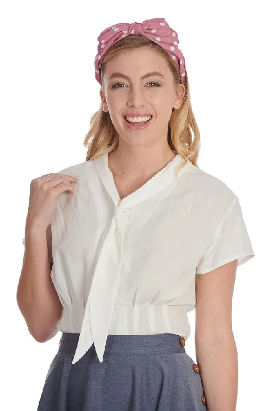 Summer Ahoy Blouse Casual Button Blouse