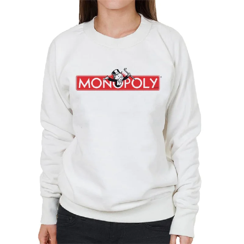 Monopoly Classic Logo Women's Sweatshirt Hoodie with Cuffed Sleeves Snug Secure