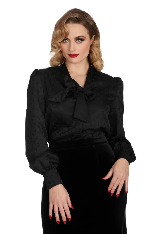 Half Moon Blouse Casual Relaxed Blouse