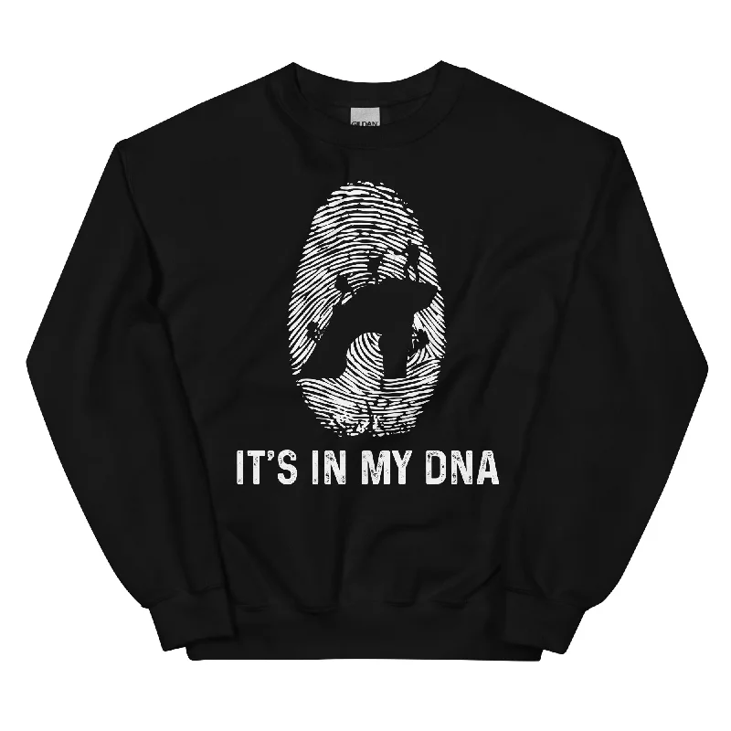 It's In My DNA - Sweatshirt (Unisex) Hoodie with Hem Drawcord Adjustable Customizable