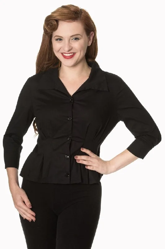 Destiny Awaits Blouse Satin Bow Blouse