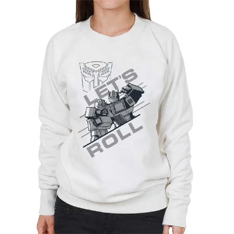 Transformers Lets Roll Women's Sweatshirt Hoodie Sweatshirt Pullover