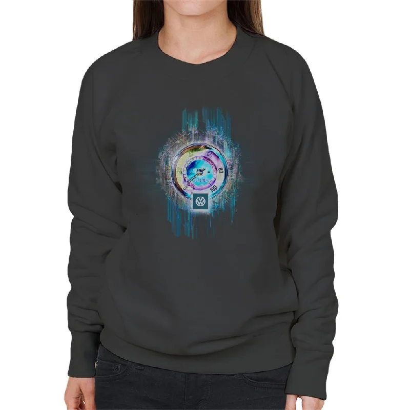 Volkswagen Luminous Speedometer VW Women's Sweatshirt Hoodie with Oversized Fit Loose Comfortable