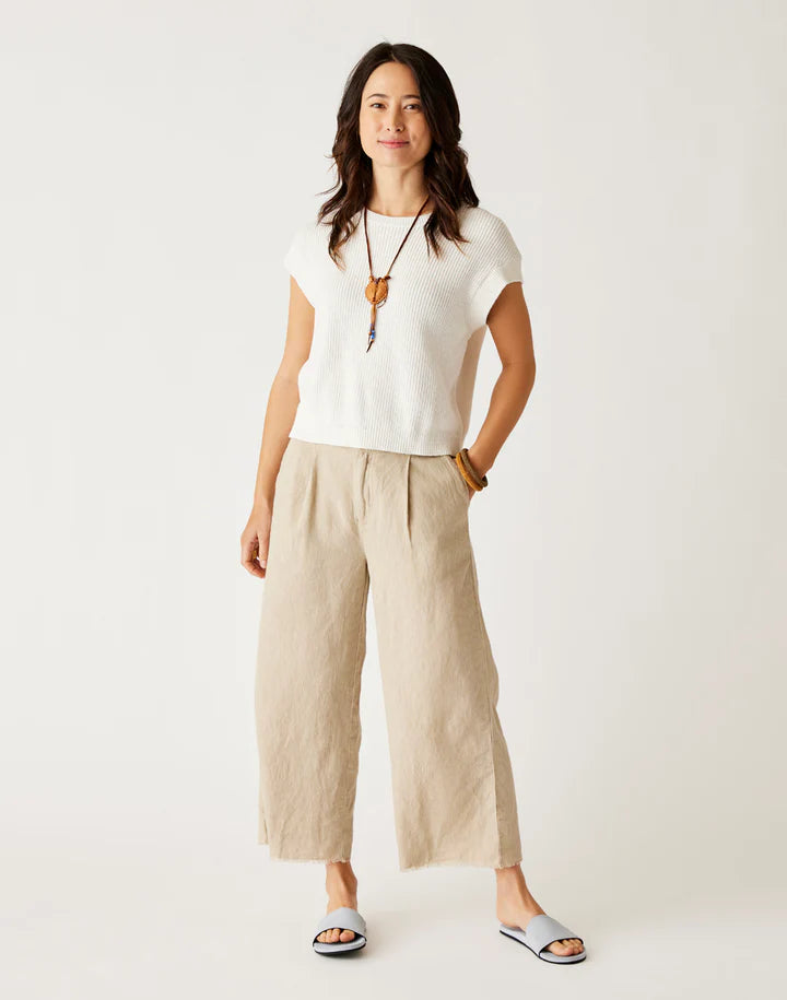 CARVE DESIGNS SUKI LINEN PANT Cozy Maternity Pants