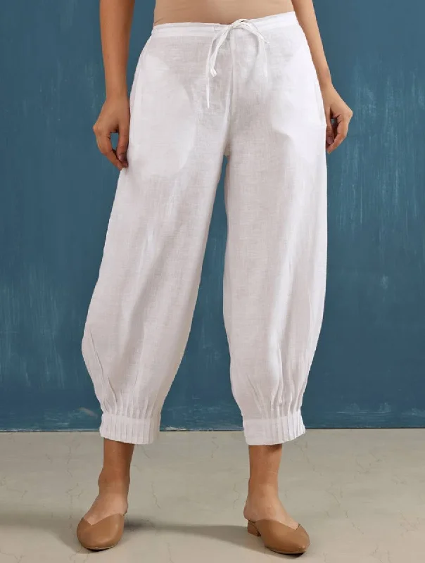 Lenora Pintuck Pant Relaxed High-Waist Trousers