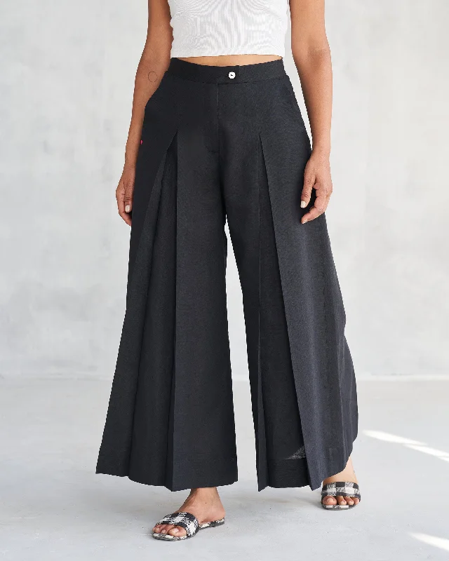 Fajita Flare Pants - Black Elegant Dress Pants