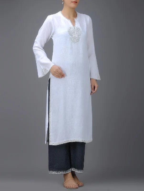 Makayla Gotapatti Linen Pant Comfortable Fleece Pants