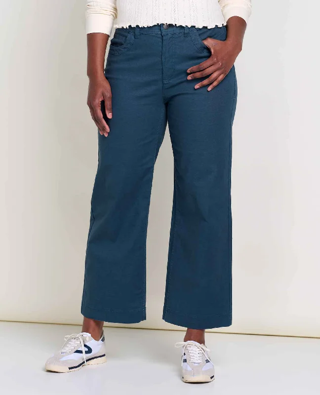 Earthworks Wide Leg Pant High-Waist Trousers