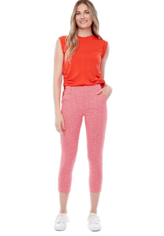 TYLER MADISON CHARMS CROP PANT Classic Straight-Leg Pants
