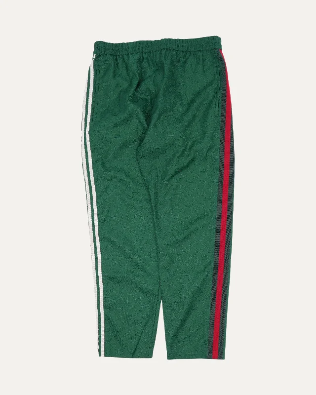 Monogram Side Stripe Track Pants Wide-Legged Palazzos