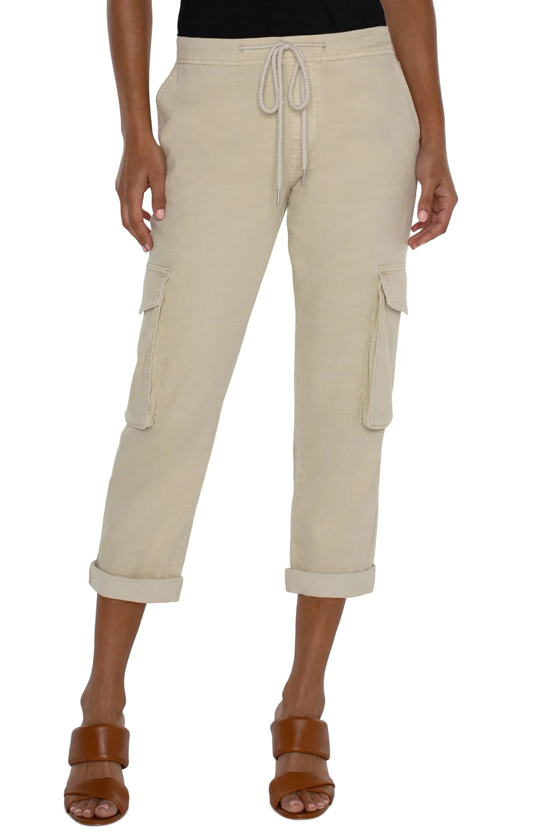 LIVERPOOL RASCAL CARGO PANT W/SIDE POCKET Classic Stretch Pants