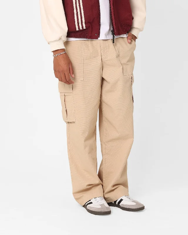 The New Establishment Cargo Pants Stone Soft Sweatpants Style