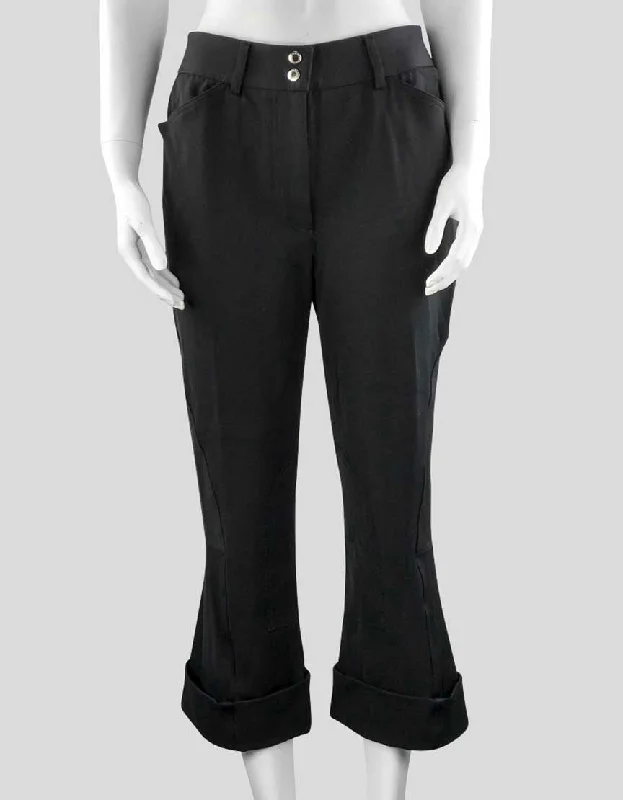 Dolce & Gabbana Mid Rise Wide Legged Cropped Pants -  44 IT | 10 US Trendy Work Pants