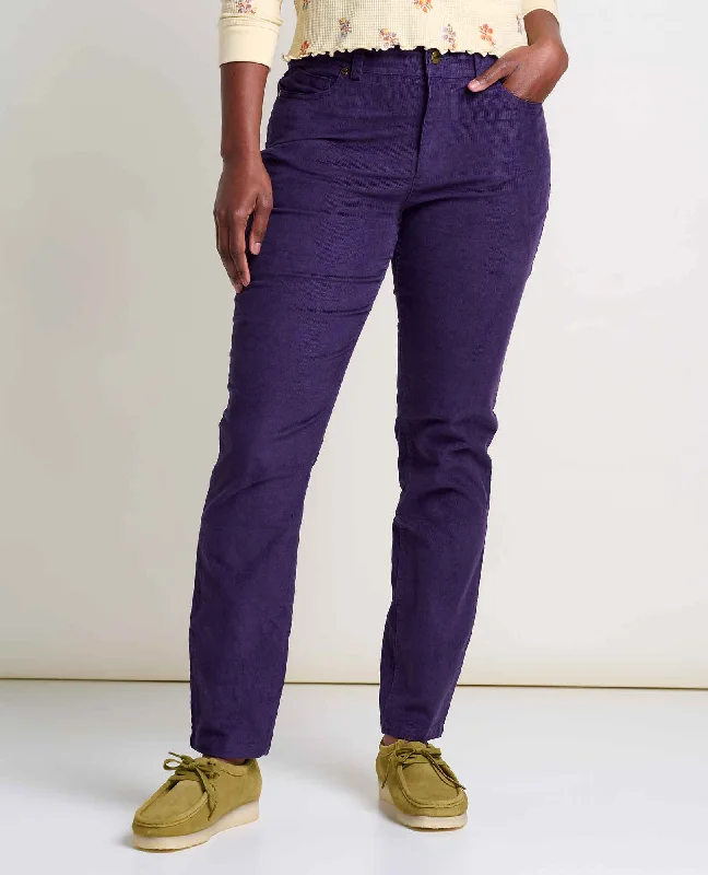 Karuna Cord 5 Pocket Skinny Pant Comfortable Cargo Pants