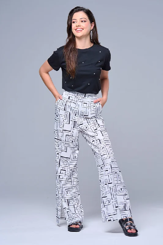 Front slit pants Casual Lounge Pants