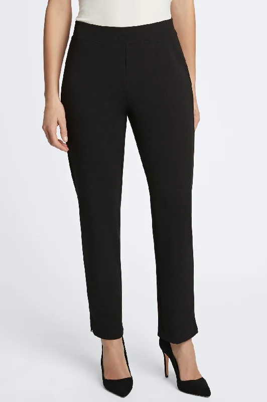 Louisa Knit Crepe Pants Cozy Fitted Pants