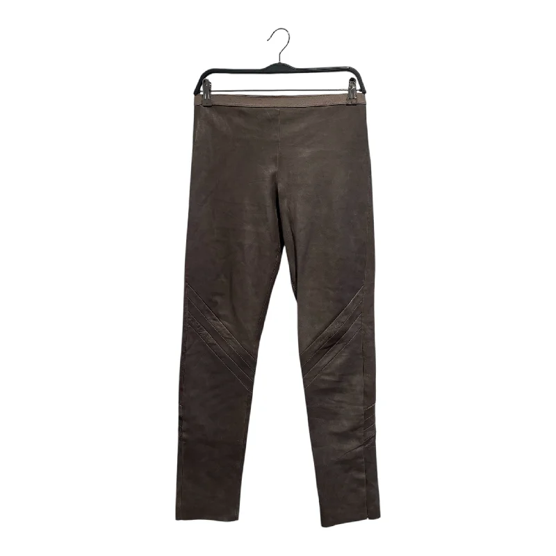 Rick Owens/Skinny Pants/Leather/BRW/FW 12 Casual Plaid Pants