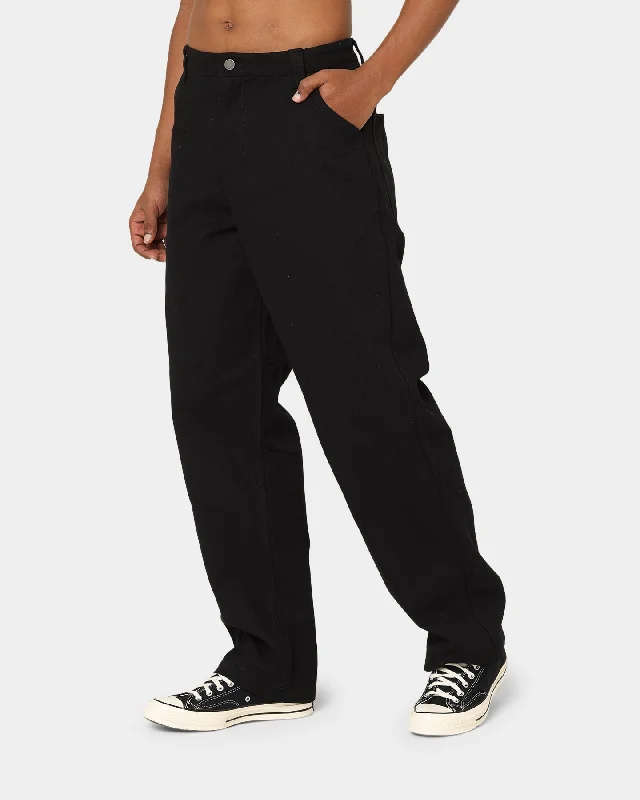 Honor The Gift Fairfax Twill Pants Black Comfortable Wide-Leg Pants