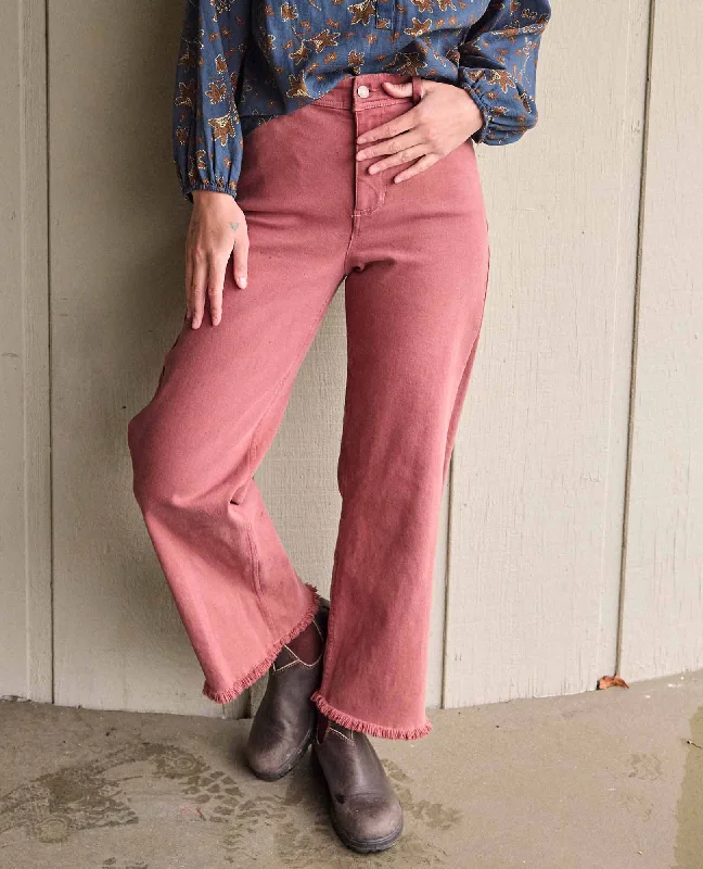 Balsam Cutoff Pant Classic Straight-Leg Pants