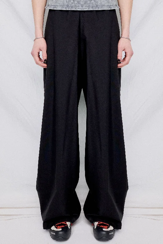 Black Suiting Standard Pant Trendy Printed Leggings