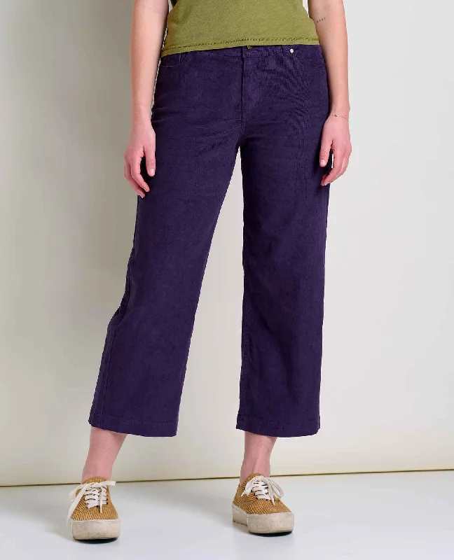 Women's Karuna Cord Wide Leg Pant Cozy Knit Pants