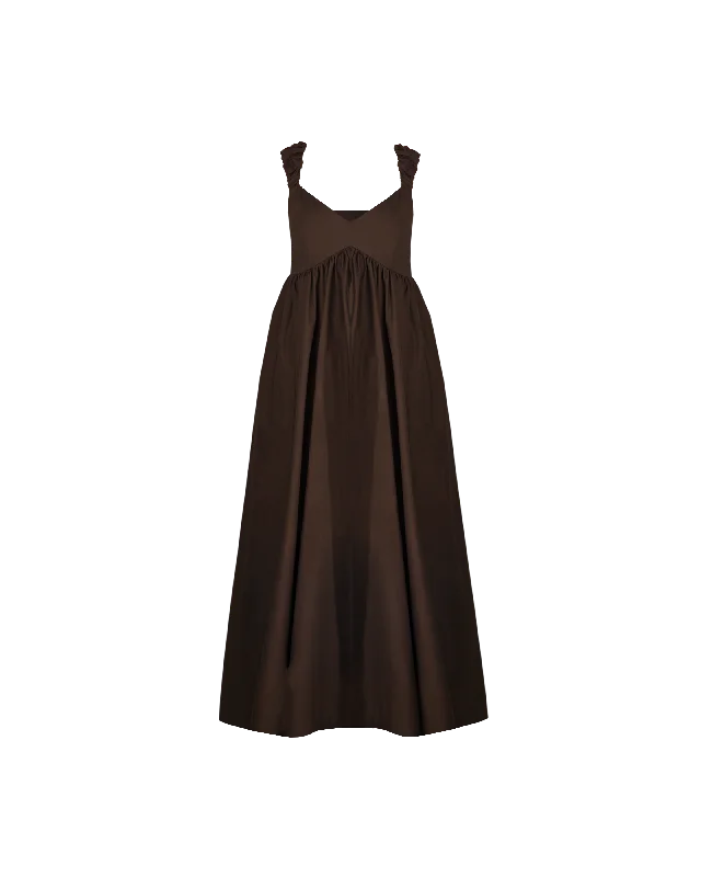 MARNIE MAXI DRESS JAVA Trendy Maxi Dress with Belt