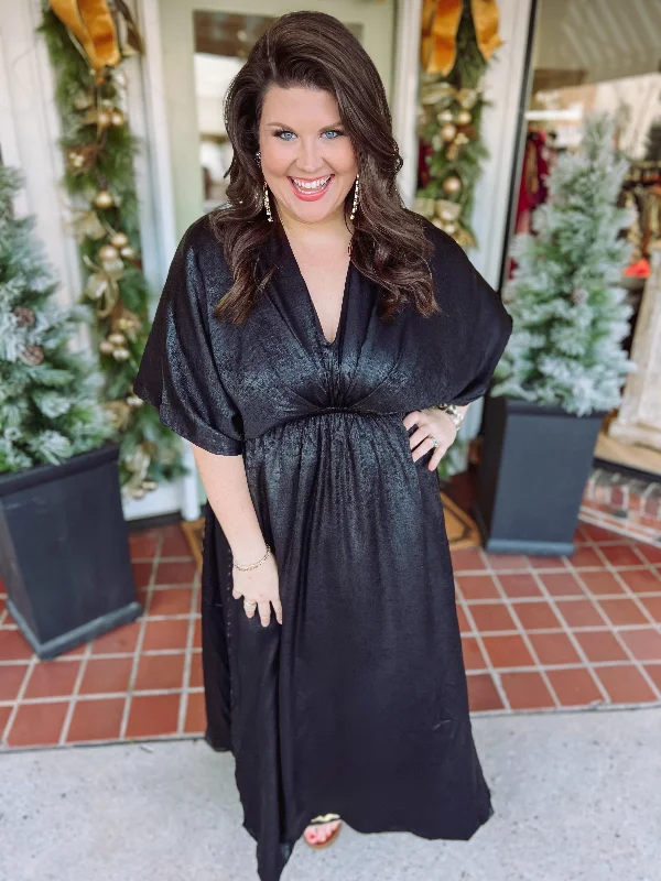 Mesmerized By You Maxi Dress Comfortable Long-Sleeve Maxi Dress