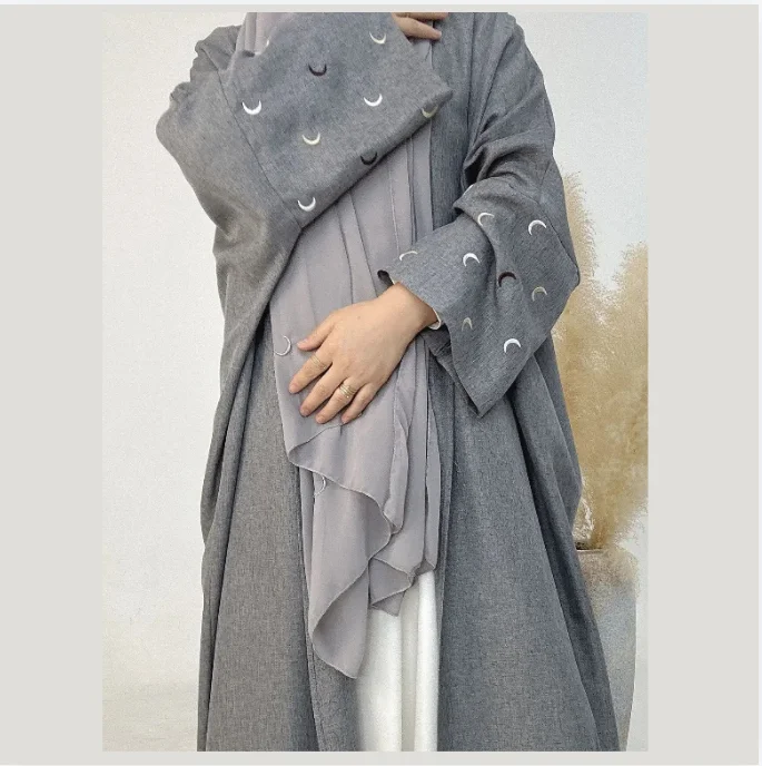 Modern Style Abaya Maxi Dress . Modest style Fashionable Off-Shoulder Maxi Dress