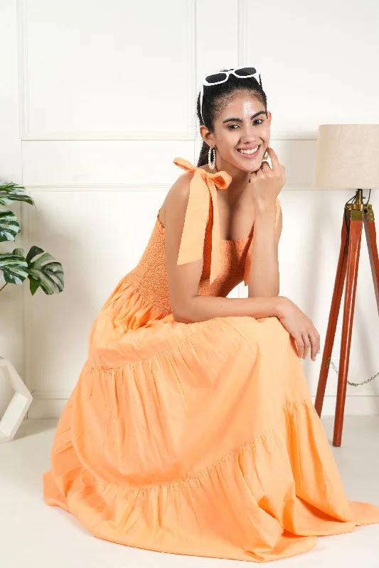 Enchanted Sunset Maxi Dress Stylish A-Line Maxi Dress