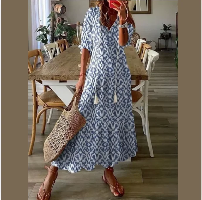 Wolf Maxi Dress. (Modest style dress) Comfortable T-Shirt Maxi Dress