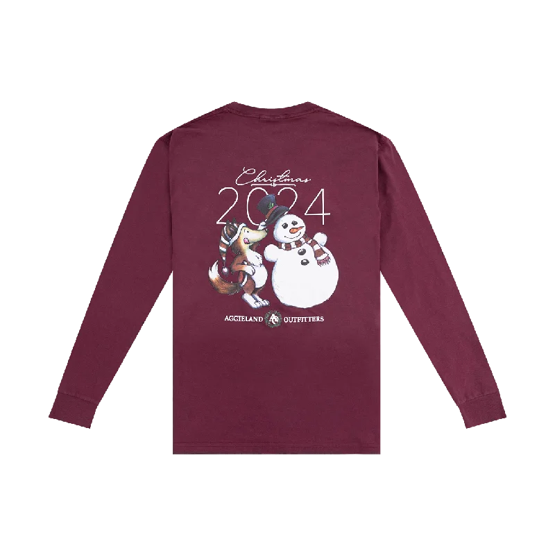 2024 Remi Christmas Long Sleeve T-Shirt Elegant Classic Vintage