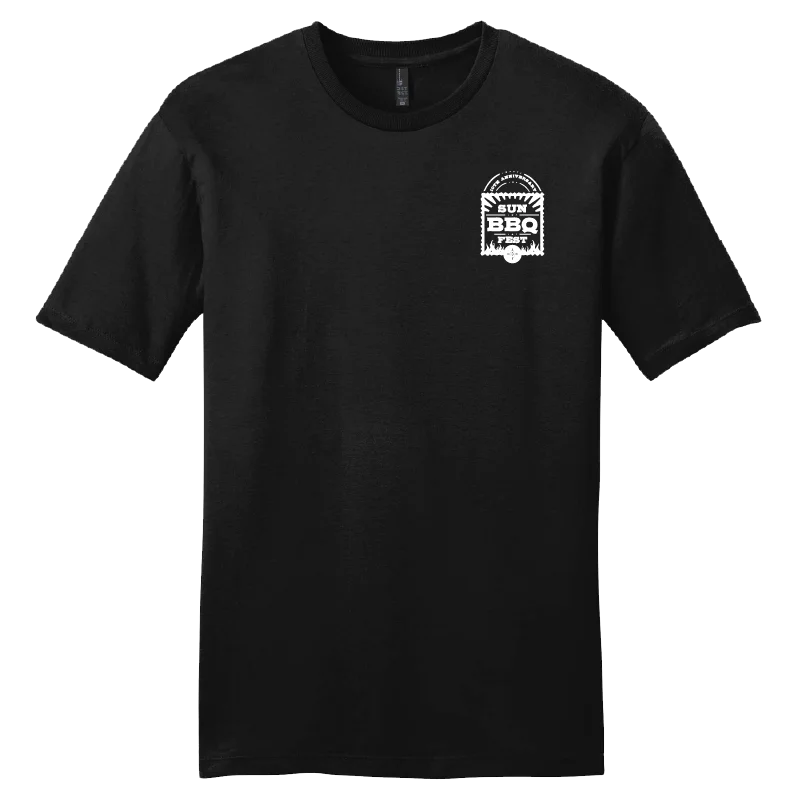 "BBQ FEST" T-Shirt Lace Blend Ribbed Blend Corduroy Blend