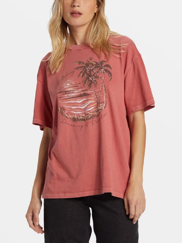 Dreaming Of Paradise T-Shirt Lace Blend Ribbed Blend Corduroy Blend