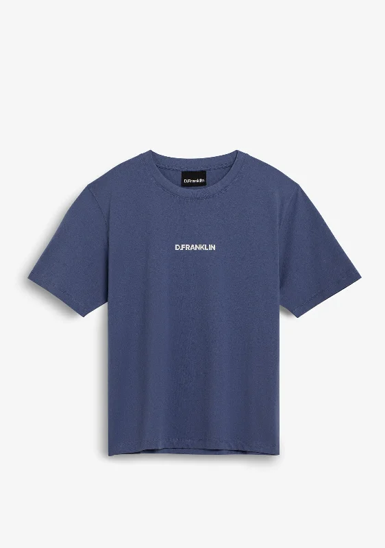 Binary Tee Blue Welt Pockets Slit Pockets Flap Pockets