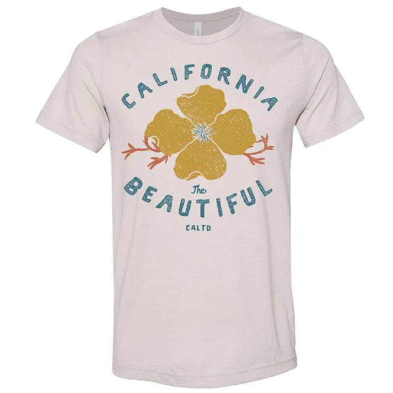 Cali Beautiful Tee Collared T-Shirt Boat Neck A-Line