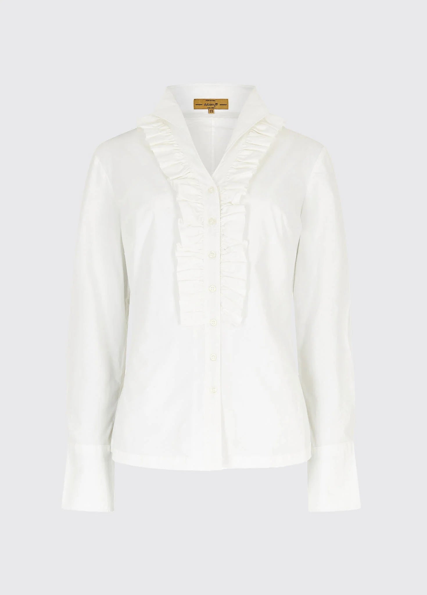Hydrangea Shirt - White Anti-Shrink Durable Soft