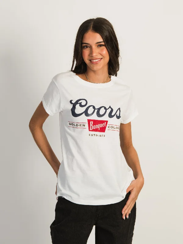 ODD PEOPLE COORS T-SHIRT Print Jacquard Patchwork