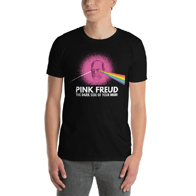 Pink Freud - The Dark Side Of Your Mum - Premium T-Shirt Basic T-Shirt Crew Neck Short Sleeve Pink Freud - The Dark Side Of Your Mum - Premium T-Shirt Basic T-Shirt Crew Neck Short Sleeve